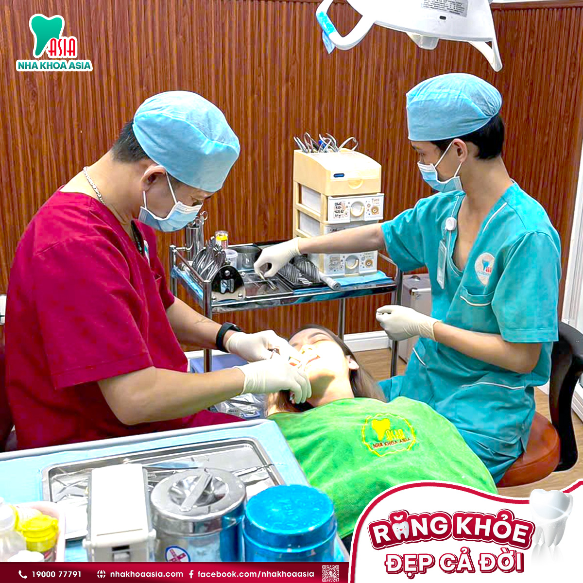 Đính đá lên răng với đội ngũ bác sĩ nhiều kinh nghiệm.