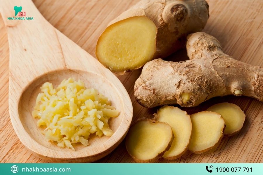 Chữa viêm tủy răng bằng gừng