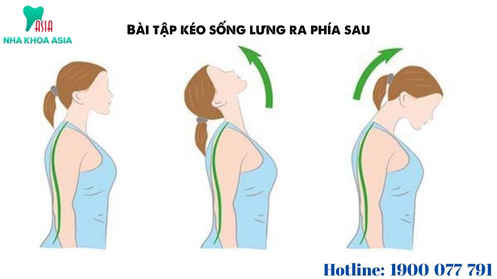 Bài tập kéo sống lưng giúp cải thiện tư thế và làm săn chắc vùng hàm