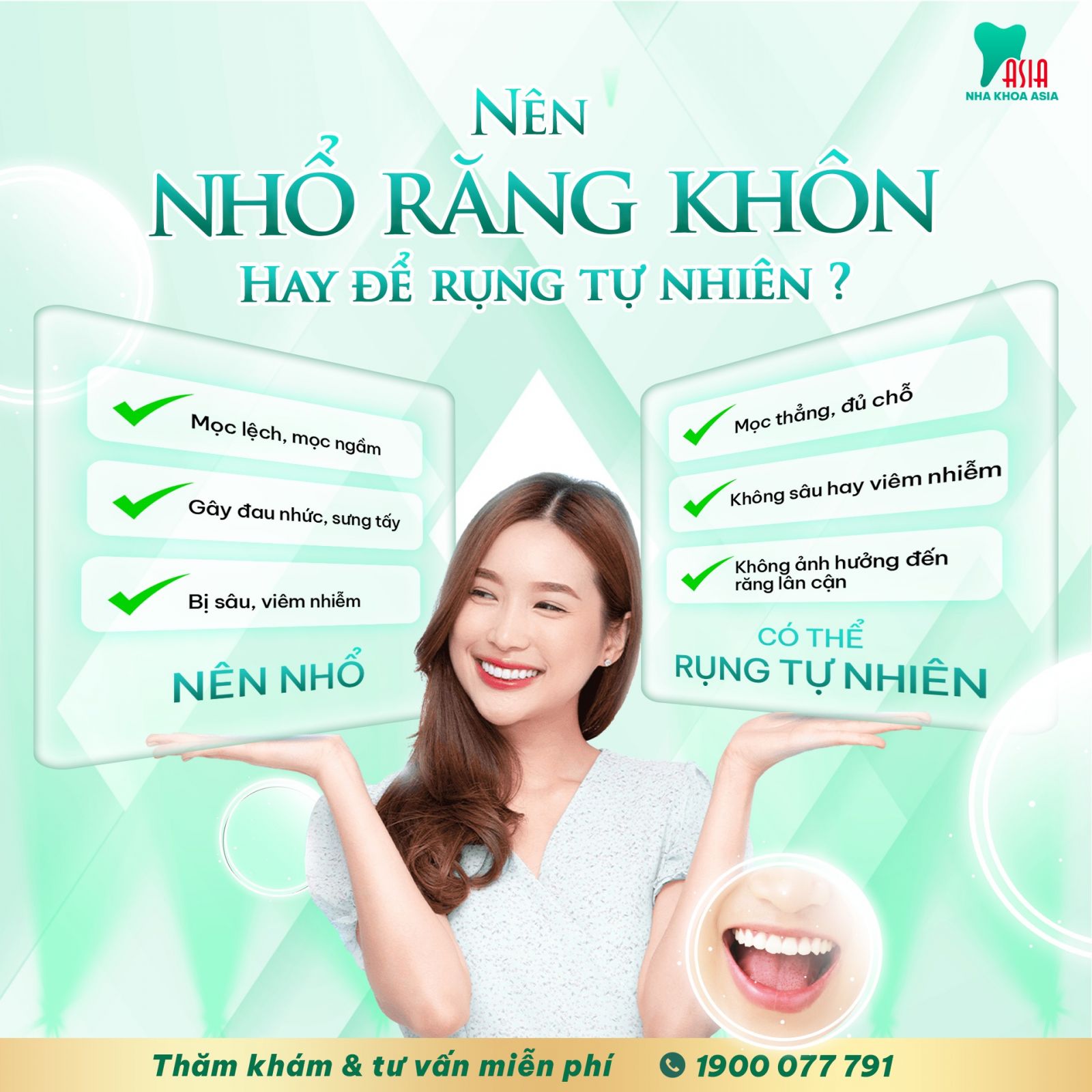 Khám phá quy trình nhổ răng khôn không đau, an toàn