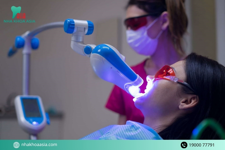 Tẩy trắng răng xong bị vàng lại có nên làm lại không?