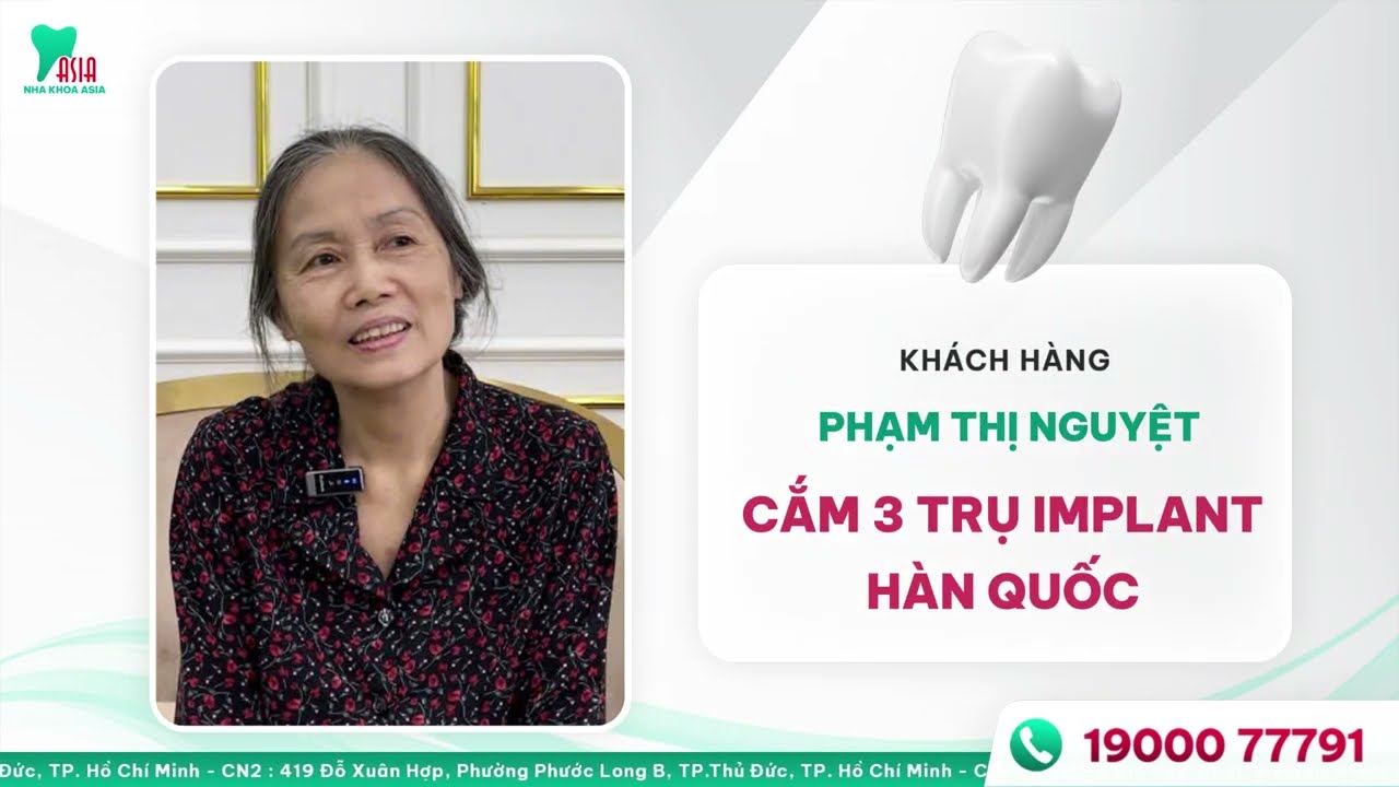 Địa chỉ trồng răng implant toàn hàm được đánh giá cao