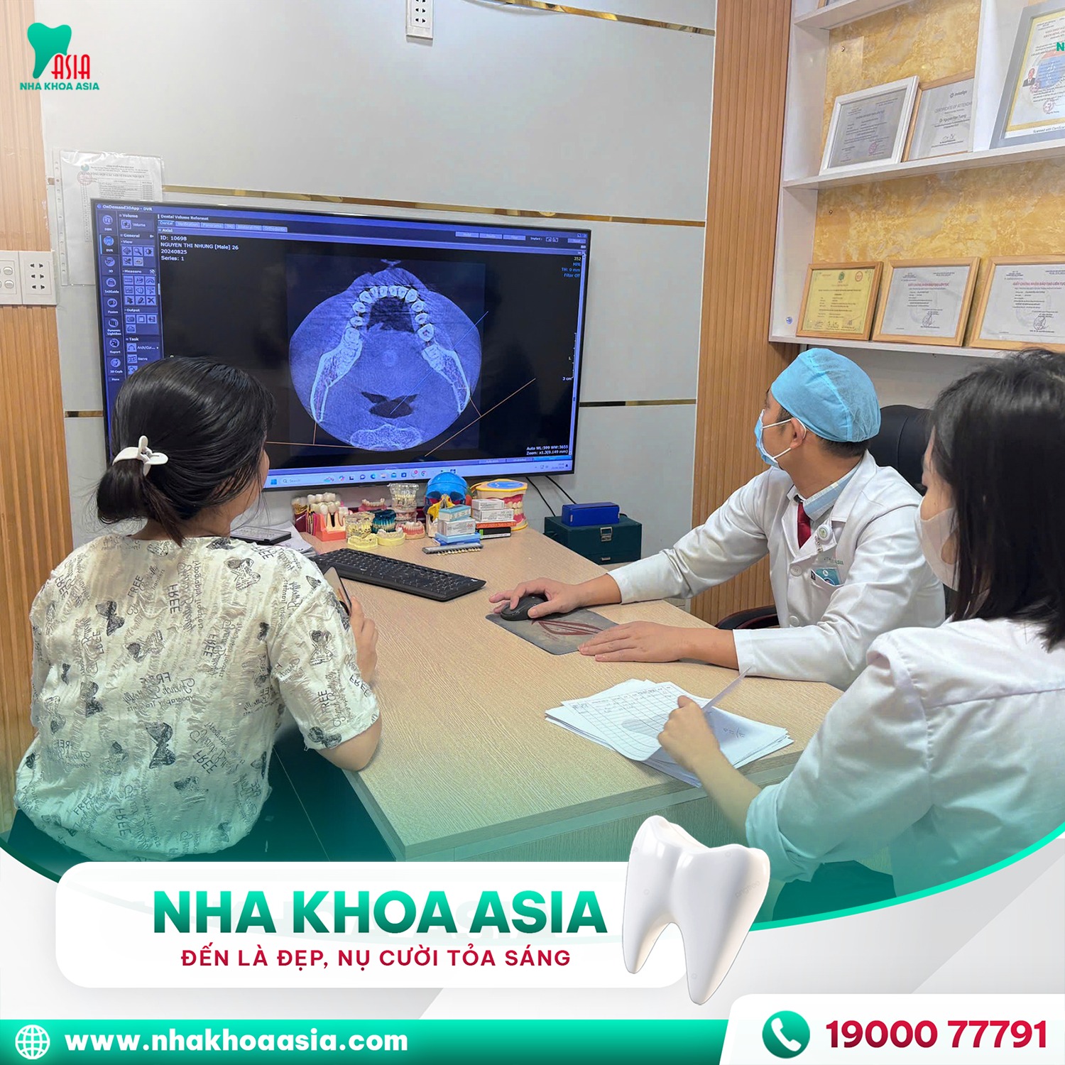 Đánh giá xương và phân tích và giả định vị trí cấy ghép