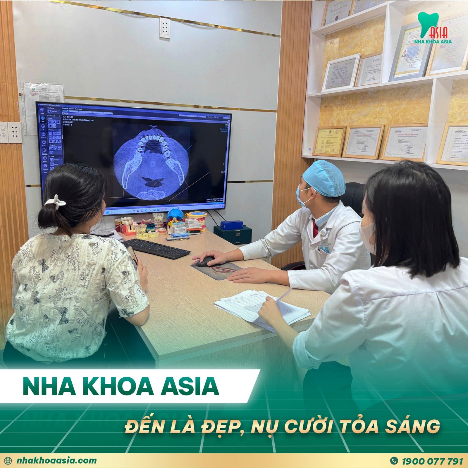 Trồng răng sứ vĩnh viễn chất lượng tại Nha Khoa Asia