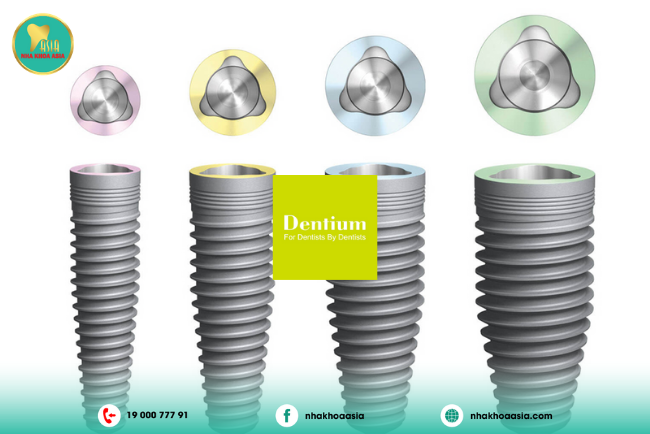 Trụ Implant Dentium Korea