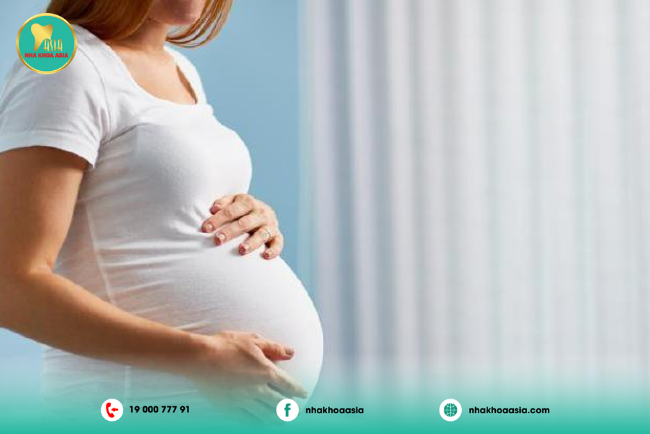 phụ nữ mang thai co tẩy trắng răng được không