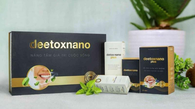 Thuốc trị hôi miệng tận gốc Deetox Nano