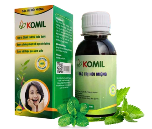Komil - Thuốc trị hôi miệng không kê đơn